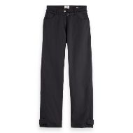 Picture of SCOTCH&SODA WOMEN'S LOTUS BARREL LEG SEAM DETAIL PANT IN METEORITE 1