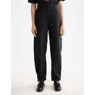 Picture of SCOTCH&SODA WOMEN'S LOTUS BARREL LEG SEAM DETAIL PANT IN METEORITE 4