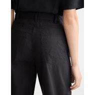 Picture of SCOTCH&SODA WOMEN'S LOTUS BARREL LEG SEAM DETAIL PANT IN METEORITE 6