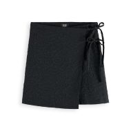 Picture of SCOTCH&SODA WOMEN'S WRAPPED AND TIED MINI SKIRT IN METEORITE 1