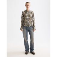 Picture of SCOTCH&SODA WOMEN'S PRINTED RELAXED FIT SHIRT IN MOUNTAIN PATCHWORK 7