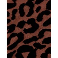 Picture of SCOTCH&SODA WOMEN'S FLOCK ARTWORK REGULAR FIT T-SHIRT IN PEACE LEOPARD 3