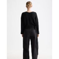 Picture of SCOTCH&SODA WOMEN'S FUZZY WRAP CARDIGAN IN METEORITE 5