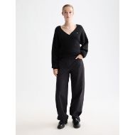 Picture of SCOTCH&SODA WOMEN'S FUZZY WRAP CARDIGAN IN METEORITE 7