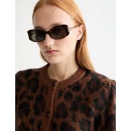 Picture of SCOTCH&SODA WOMEN'S FUZZY JACQUARD CARDIGAN IN PEACE LEOPARD 6