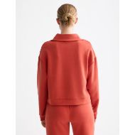 Picture of SCOTCH&SODA WOMEN'S TENCEL UTILITY SWEATSHIRT IN RED 5