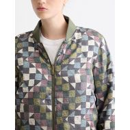 Picture of SCOTCH&SODA WOMEN'S REVERSIBLE QUILTED BOMBER IN THYME 8