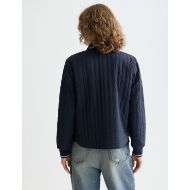 Picture of SCOTCH&SODA WOMEN'S REVERSIBLE QUILTED BOMBER IN SKY CAPTAIN 7