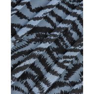 Picture of SCOTCH&SODA WOMEN'S ASYMMETRICAL PLEATED WRAP MIDI SKIRT IN IKAT FEATHER BLUE 3