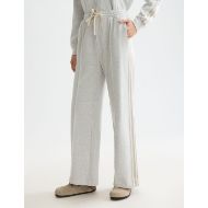 Picture of SCOTCH&SODA WOMEN'S INTERLOCK SWEATPANTS IN LIGHT GREY MELANGE 4
