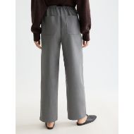 Picture of SCOTCH&SODA WOMEN'S EZRA - HIGH RISE DRAWSTRING PANT IN DARK GREY MELANGE 5