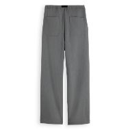 Picture of SCOTCH&SODA WOMEN'S EZRA - HIGH RISE DRAWSTRING PANT IN DARK GREY MELANGE 2
