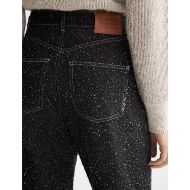 Picture of SCOTCH&SODA WOMEN'S THE TIDE BALLOON JEANS - BLACK SNOW 6