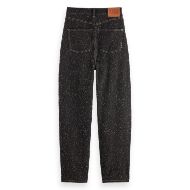 Picture of SCOTCH&SODA WOMEN'S THE TIDE BALLOON JEANS - BLACK SNOW 2