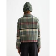 Picture of SCOTCH&SODA WOMEN'S BOXY SHIRT JACKET IN THYME CHECK 6
