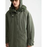 Picture of SCOTCH&SODA WOMEN'S 2 IN 1 PARKA IN THYME 7