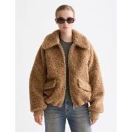 Снимка на SCOTCH&SODA WOMEN'S TEDDY BOMBER IN TANNIN 4
