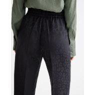 Picture of SCOTCH&SODA WOMEN'S MAIA - MID RISE TAPERED LEG JACQUARD PANT IN METEORITE 6