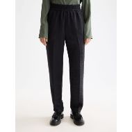 Picture of SCOTCH&SODA WOMEN'S MAIA - MID RISE TAPERED LEG JACQUARD PANT IN METEORITE 4