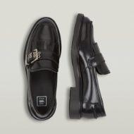 Picture of G-STAR WOMEN'S VACUM LF BOX LEATHER LOAFERS IN BLACK 2
