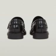 Picture of G-STAR WOMEN'S VACUM LF BOX LEATHER LOAFERS IN BLACK 5