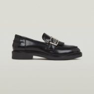 Picture of G-STAR WOMEN'S VACUM LF BOX LEATHER LOAFERS IN BLACK 4