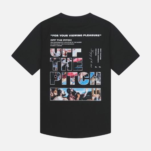 Show details for OTP MEN'S SAINT SLIM FIT TEE IN BLACK 2 - FanPoint Picture of OTP MEN'S SAINT SLIM FIT TEE IN BLACK 2