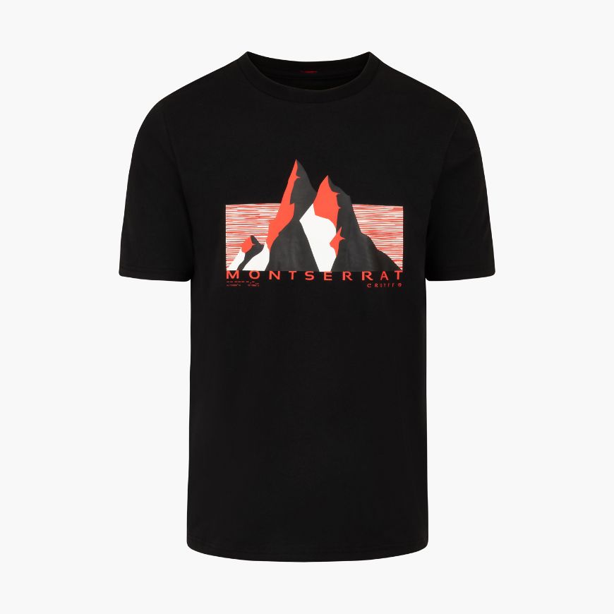 Picture of CRUYFF MONTSERRAT MEN'S SALITA TEE IN BLACK