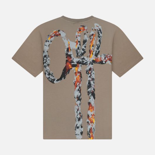 Show details for OTP MEN'S SMOKE REGULAR FIT TEE IN SAND 1 - FanPoint Picture of OTP MEN'S SMOKE REGULAR FIT TEE IN SAND 1