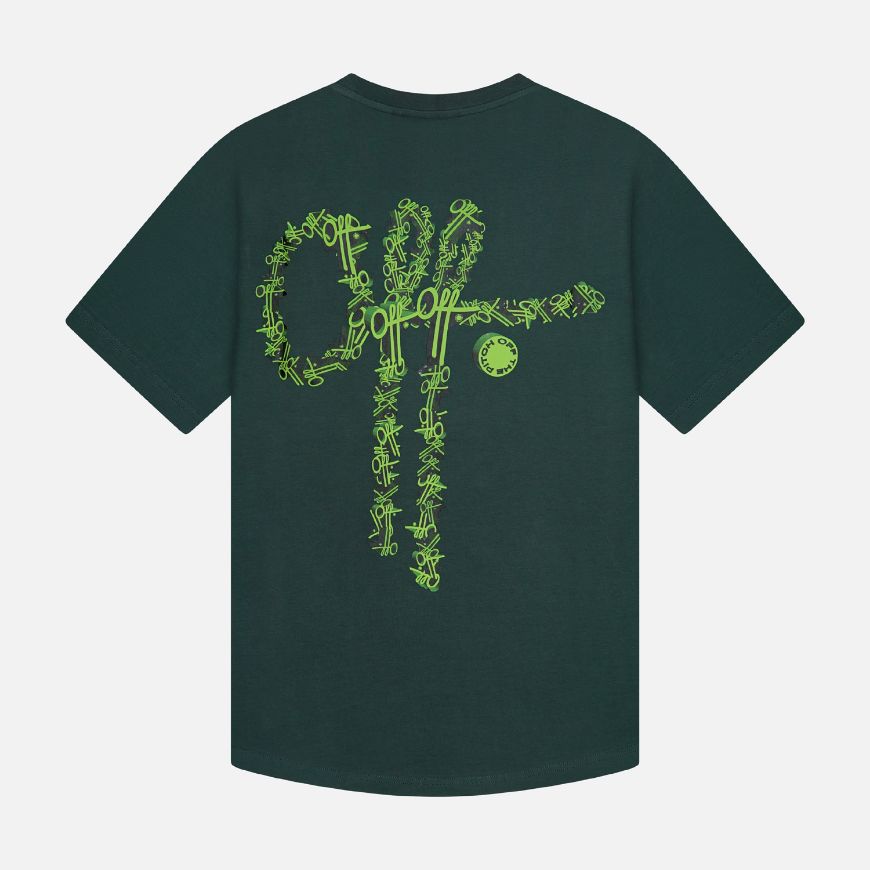 Picture of OTP MEN'S 3D OFF SLIM FIT TEE IN FOREST GREEN