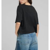 Снимка на REPLAY ДАМСКА БЛУЗА CROPPED OVERSIZED С ДЖОБ НА ГЪРДИТЕ В ЧЕРНО 3