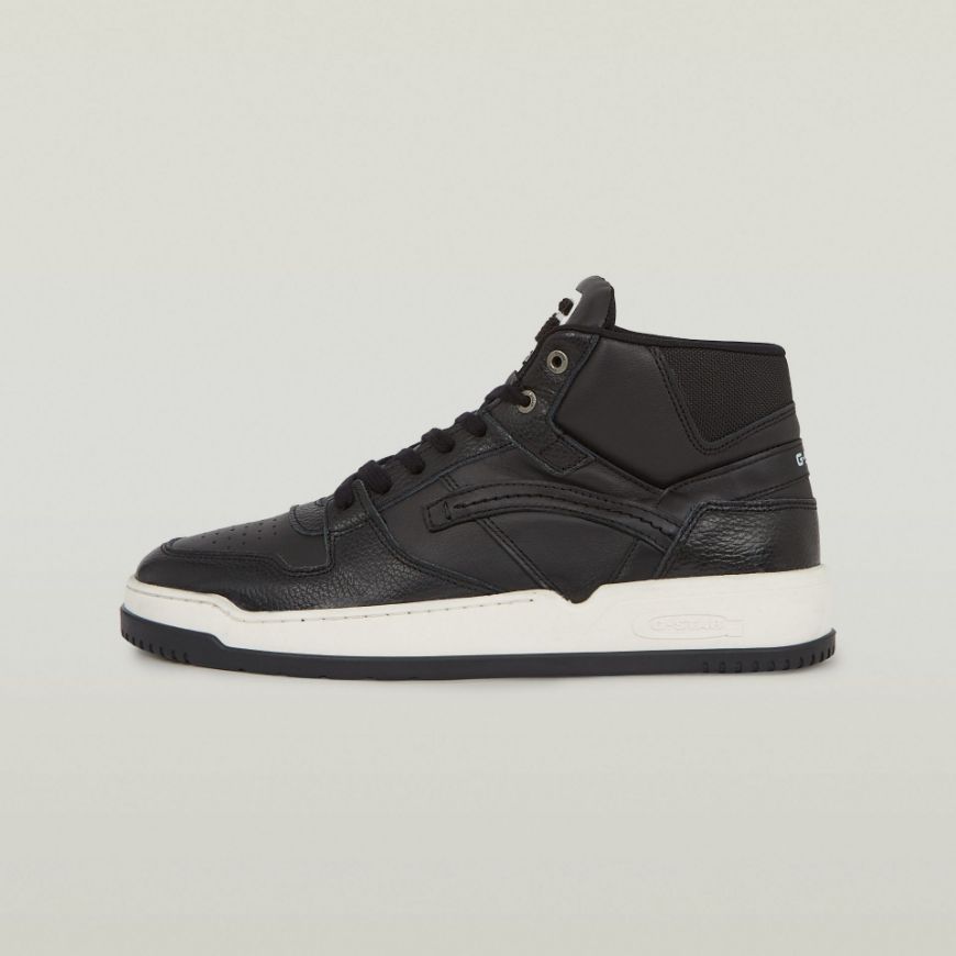 Снимка на G-STAR МЪЖКИ СПОРТНИ ОБУВКИ GRID MID LEATHER В ЧЕРНО