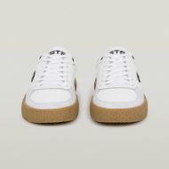 Picture of G-STAR MEN'S AUGUR BASIC SNEAKERS IN OFF WHITE/ORANGE 3