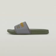 Снимка на G-STAR МЪЖКИ СЛАЙДОВЕ CART V BLK II SLIDES В МАСЛИНЕНО/СИВО 1