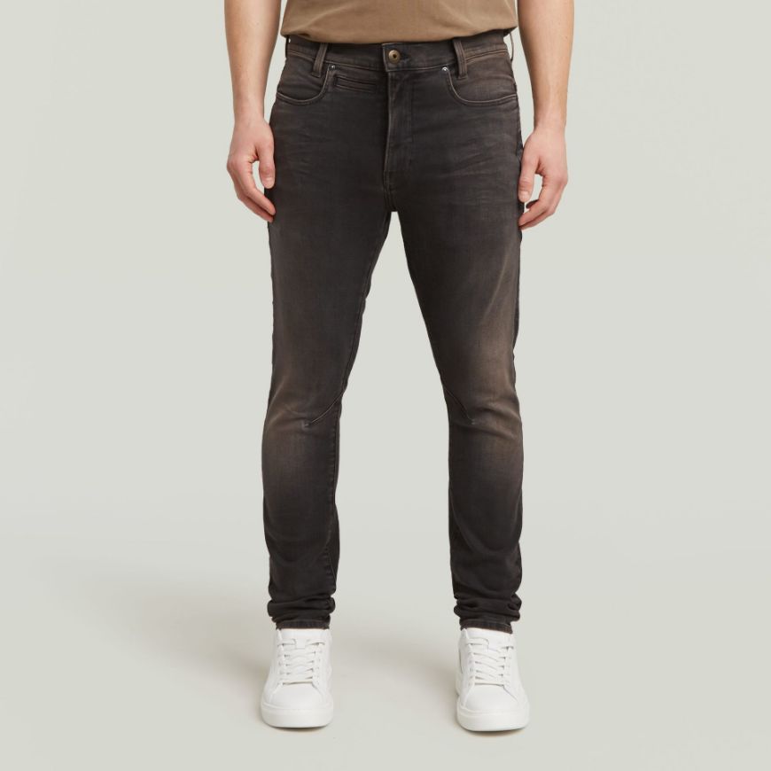 Picture of G-STAR MEN'S D-STAQ 3D SLIM JEANS IN ANTIQUE FADED BROWN CLAY
