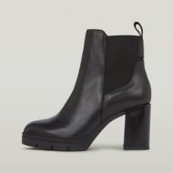 Picture of G-STAR WOMEN'S JORDIN LEATHER BOOTS IN BLACK 1