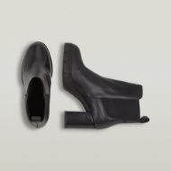 Picture of G-STAR WOMEN'S JORDIN LEATHER BOOTS IN BLACK 2