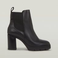 Picture of G-STAR WOMEN'S JORDIN LEATHER BOOTS IN BLACK 4