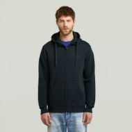 Picture of G-STAR MEN'S PREMIUM CORE HOODED ZIP SWEATER IN DARK BLUE 1