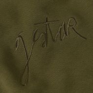 Picture of G-STAR MEN'S SCRIPT HALF ZIP HOODED SWEATER IN GREEN 7