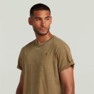 Picture of G-STAR MEN'S LASH T-SHIRT IN BROWN 3