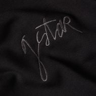 Picture of G-STAR MEN'S SCRIPT HALF ZIP HOODED SWEATER IN BLACK 7