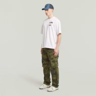 Picture of G-STAR MEN'S RUNNING DOG BACK GR BOXY T-SHIRT IN WHITE 5