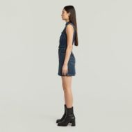 Picture of G-STAR WOMEN'S MOTO SLIM DRESS IN ANTIQUE FADED TWISTER 3