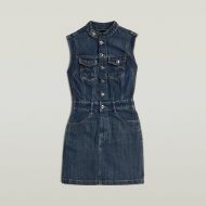 Picture of G-STAR WOMEN'S MOTO SLIM DRESS IN ANTIQUE FADED TWISTER 6