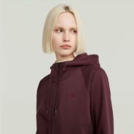Picture of G-STAR WOMEN'S PREMIUM CORE 2.1 HOODED ZIP THRU SWEATER IN PURPLE 3