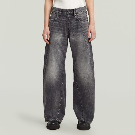 Показвай детайлите за G-STAR ДАМСКИ ДЕНИМ CONTOR 3D WIDE JEANS В СИВО 1 - FanPoint Снимка на G-STAR ДАМСКИ ДЕНИМ CONTOR 3D WIDE JEANS В СИВО 1