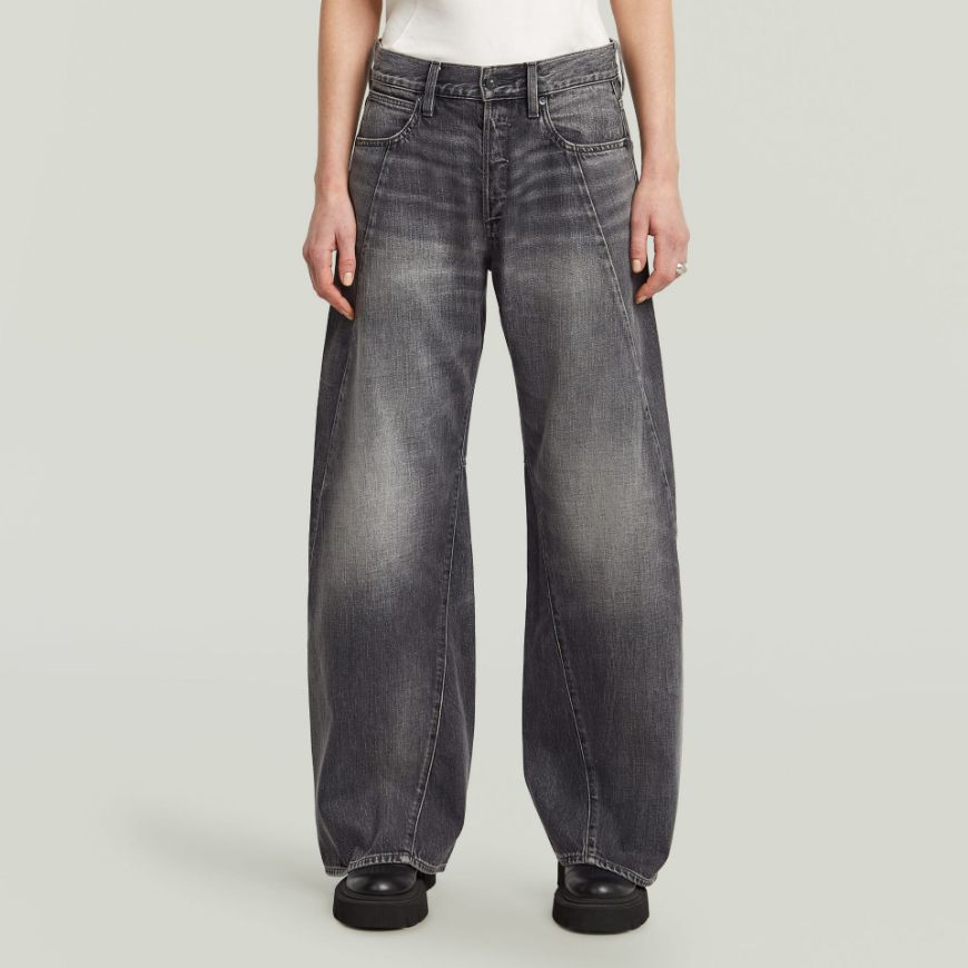Picture of G-STAR WOMEN'S CONTOR 3D WIDE JEANS IN GREY