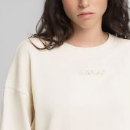 Снимка на REPLAY ДАМСКИ СУИТШЪРТ OVERSIZED COTTON SWEATSHIRT В БЯЛО 4