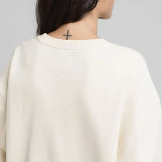 Показвай детайлите за REPLAY ДАМСКИ СУИТШЪРТ OVERSIZED COTTON SWEATSHIRT В БЯЛО 3 - FanPoint Снимка на REPLAY ДАМСКИ СУИТШЪРТ OVERSIZED COTTON SWEATSHIRT В БЯЛО 3